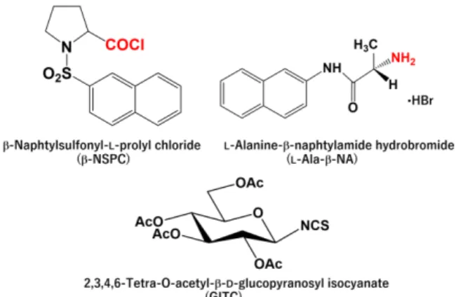 Fig. 3.  (A) Separation of  DL -carnitine derivatives and  DL -AC  derivatives by a C18 column (Cosmosil ODS ARII)