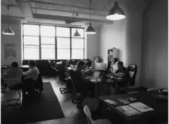 図 2 　ニューヨークの New Work City 内部の様子 出典：筆者撮影。