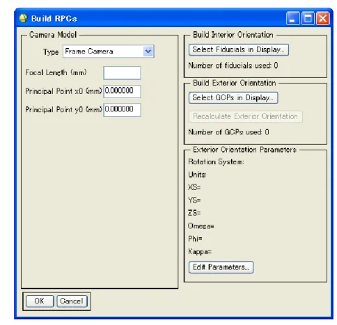 図 2：Build RPCs ダイアログ 