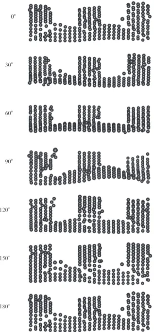 Fig. 6 Vibration behavior of model transformer core surface