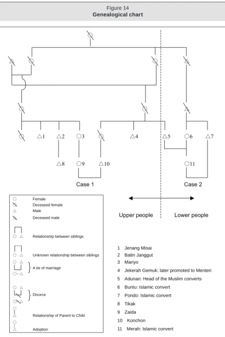 Figure 14 Genealogical chart              1 2  3    4 5 6 7  8 9 10 11 Case 1 Case 2