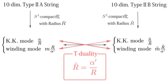 図 1.4: T-duality