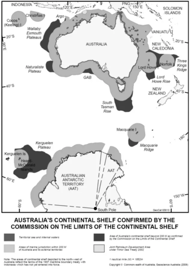 Figure 1: Australia’s Maritime Boundaries 