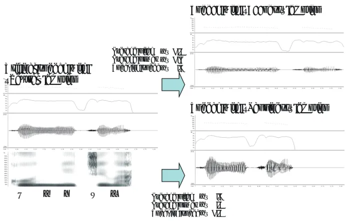 Fig. 6: Example of the emotional speech synthesis.