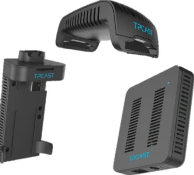 図 1-9 TPCAST 社製 HTC Vive 用ワイヤレスキット 