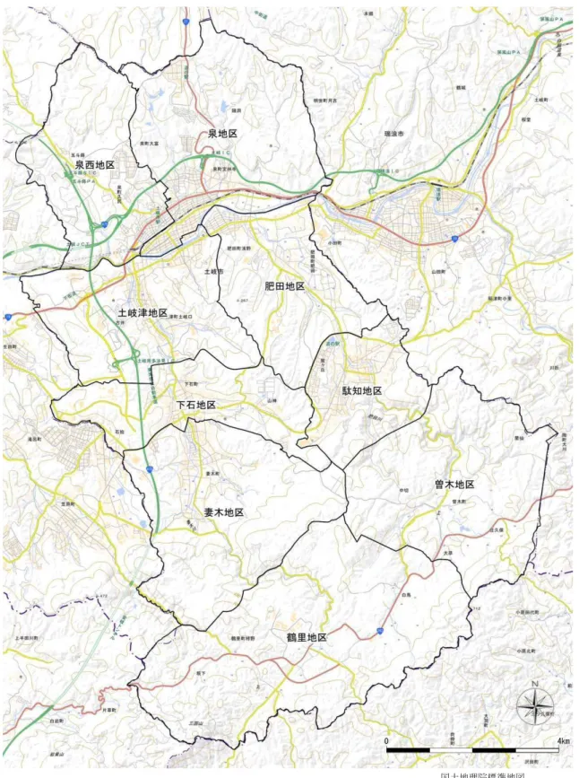 図  II-1  土岐市全図 