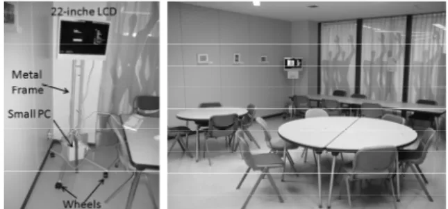 Fig. 3 Niche-Learning system on public space in  university building 