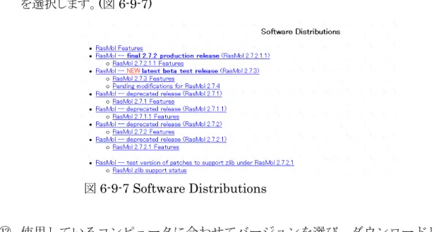 図 6-9-7 Software Distributions 