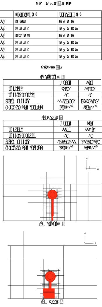 図 4 y=0 断面における主脚近傍の Cube 境界