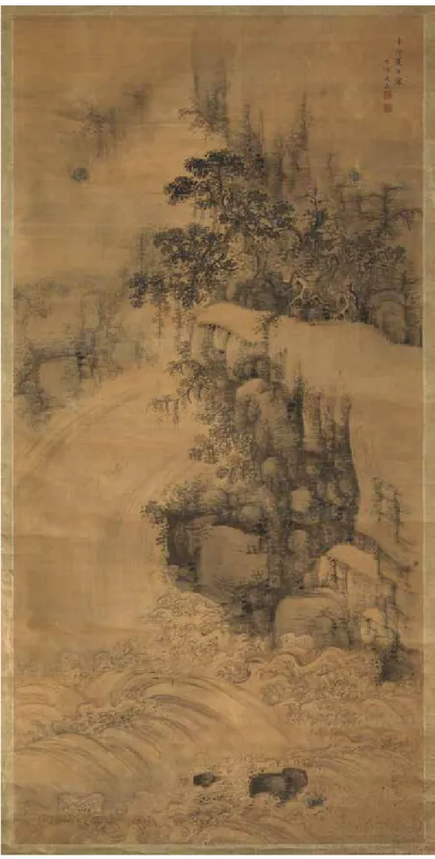 Fig. 1.4    䠄 䠅 Artwork before restoration (with raking light) 