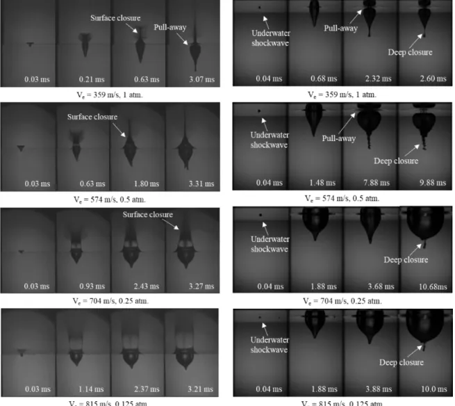 Fig. 2 Visualization images. ((a): Near the water surface, (b): Underwater) 
