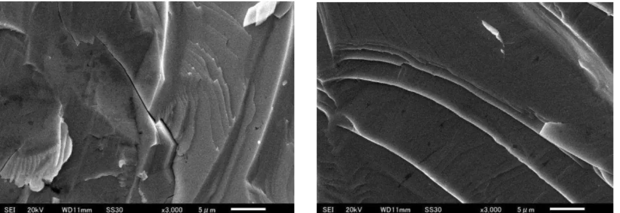 Figure  2.16  shows  SEM  micrographs  analysis  of  sintered  Yb 3 S 4   and  YbS 