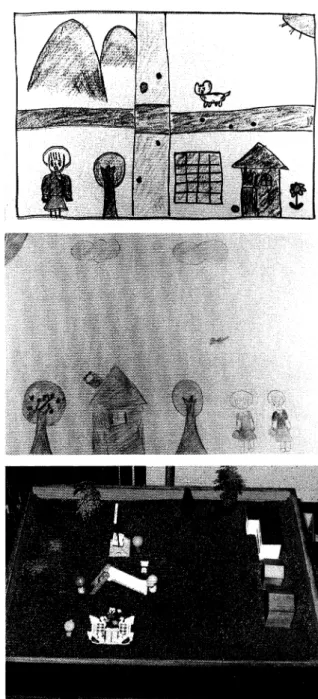 図 - 1 8 風 景 構 成 法 (3 1 図 - 1 9 ホ、 ル 遊 び を している 図 2 0 学 校 の ク ラ ウ ン ドで遊んでいる。 106 