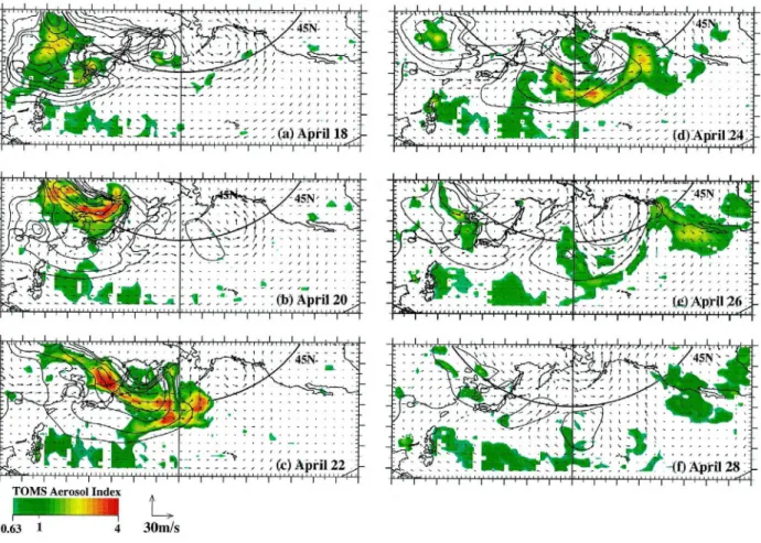 Fig. 1.10. Wind vector at z *  = 1500 m (model output), horizontal distribution of