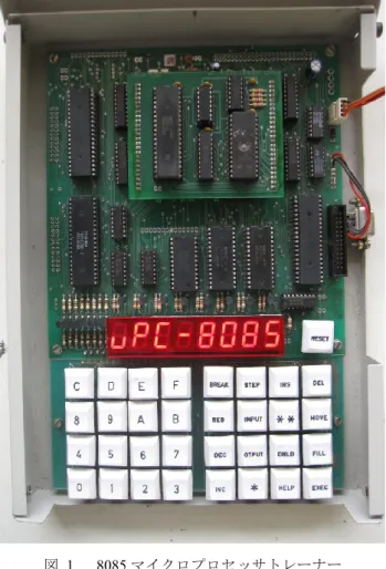 図  2  8085 マイクロプロセッサシミュレータの  モジュール構成とデータの流れ 
