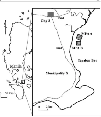 Fig. 1. Location of MPA A and B