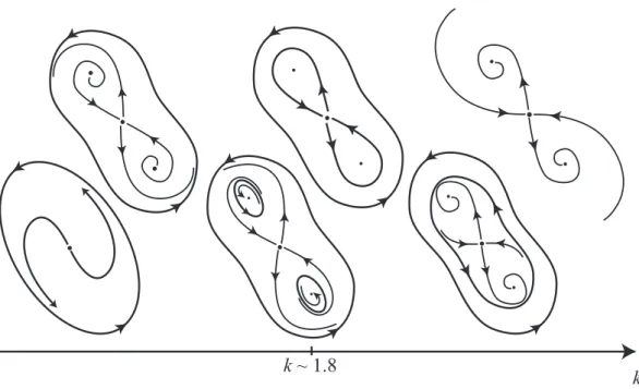 Fig. 4 Phase portraits of the RG equation (2.69).