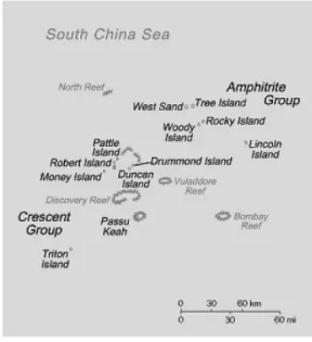 Figure 3 Spratly Islands Military Occupations Map 2009