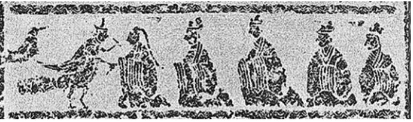 図 6 東漢石画「扁鵲行医図」（曲阜孔子廟所蔵）
