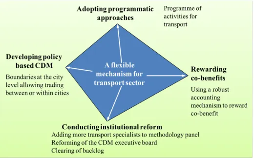 Figure 5 A flexible mechanism for transport sector 