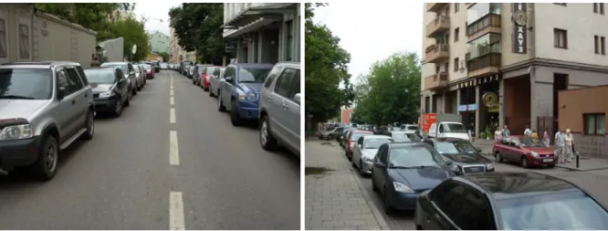 Figure 4 On-street Parking and Double Parking  2.2 Problems in the Transport System 