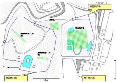図 -2 京 都 大 学 官 林 キ ャ ン パ ス の 放 飼 場 配 置 図