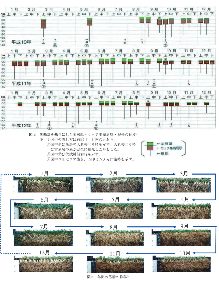 図 4  に サッチ集積 の ： の のとお の の に と ム ムク 図 5 年間の の