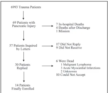 Fig. 1.  Flowchart showing the enrollment of patients in  the study.