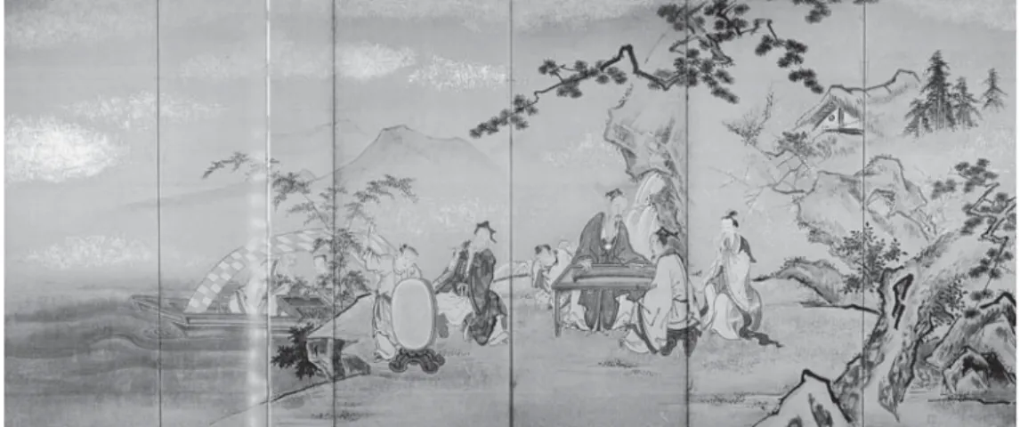 図 5 鶴澤探索筆〈唐人物図〉（雲華院）