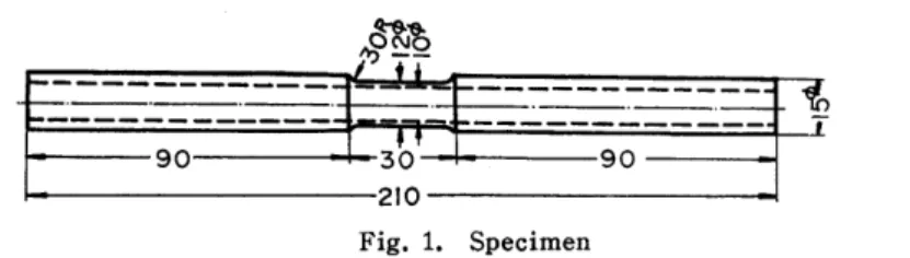 Fig. 1. Specimen