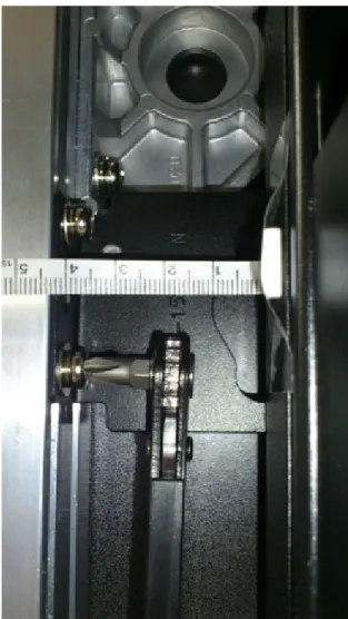 図 22. PDU 取付け金具と Rack Mount PDU とのクリアランス 