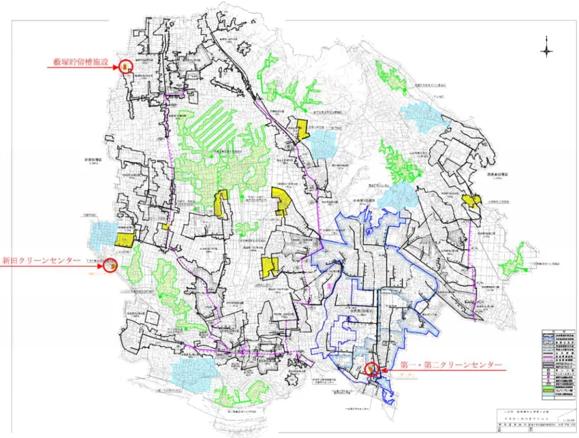 図 5.4  施設位置 