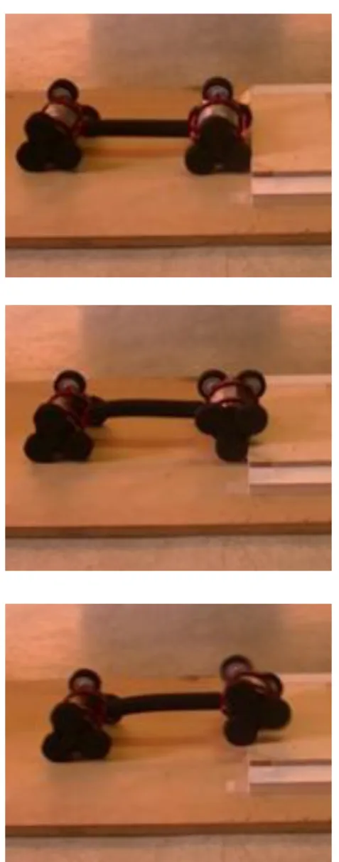 Fig .15    Climbing a 0.025[m] step in height   Fig .14    Plan changing posture to climb a step 