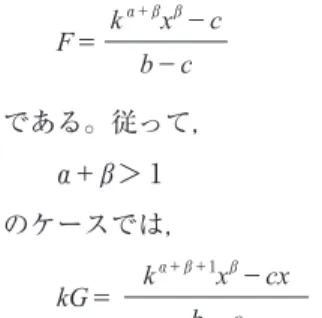 Fig. 5　Tipping Points の例（α＝ 0，β＝ 1，z ＝ 5 のケース）