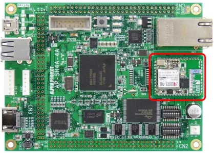 Fig 3.6-2  無線 LAN モジュール搭載時外観 