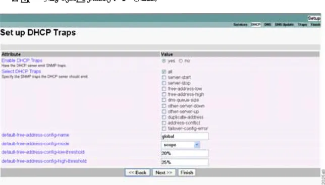 図 2-6 Set Up DHCP Traps ページ（Setup）