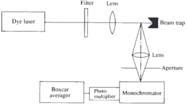 Fig. 2    Generalized experimental schematic for LIF measurements.