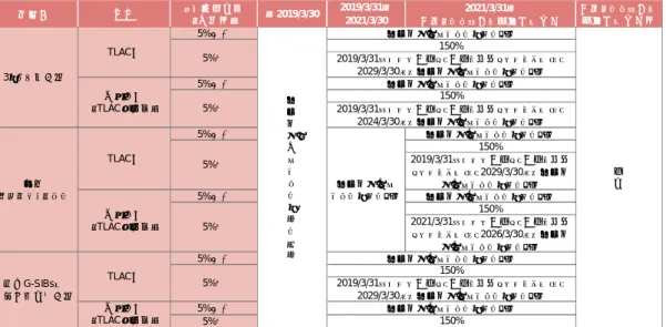 図表 8  TLAC 保有規制に関する国内基準における対応 