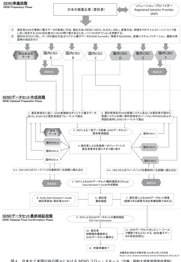 図 4 　日本など米国以外の国々における SEND フロー・スキーム （出典：昭和大学医学部学内資料）