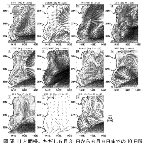 図 5B.18  図 5B.11 と同様。ただし５月 31 日から６月９日までの 10 日間平均場。 