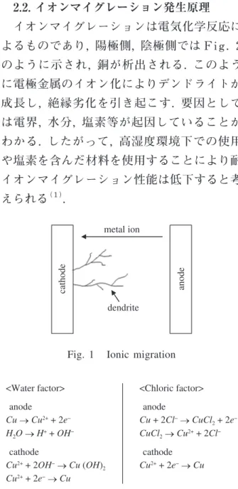 Fig. 1   Ionic migration