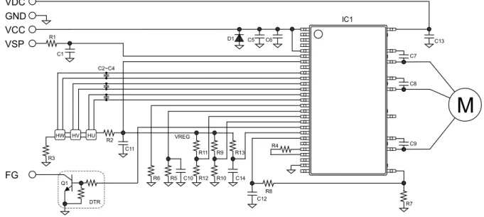 Figure 47.  アプリケーション回路例（広角通電ドライバ） 