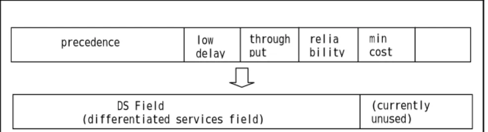 図 9：TOS フィールドの再定義