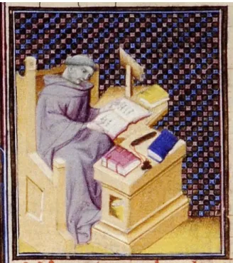 fig. 13. Boccaccio, 1402-03 (Parigi, BNF, ms. fr. 598, 4v). 