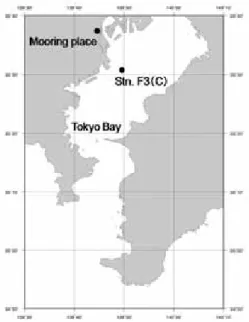 Fig. 2  Observation station in the Tokyo Bay.