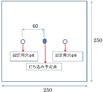 図 5.3  金属製銛 4 の概要図   ( 単位   : mm) 