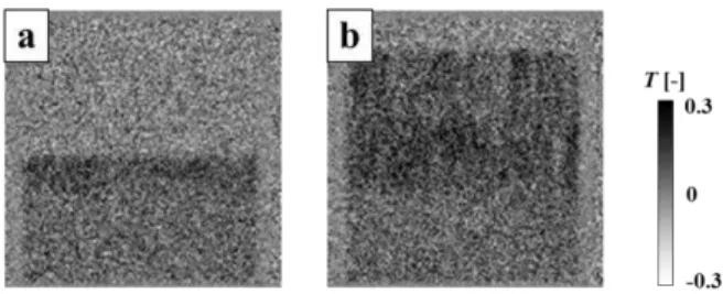 Fig.  8  Bragg  edge  images  of  LBE  before  and  after  the  solidification 