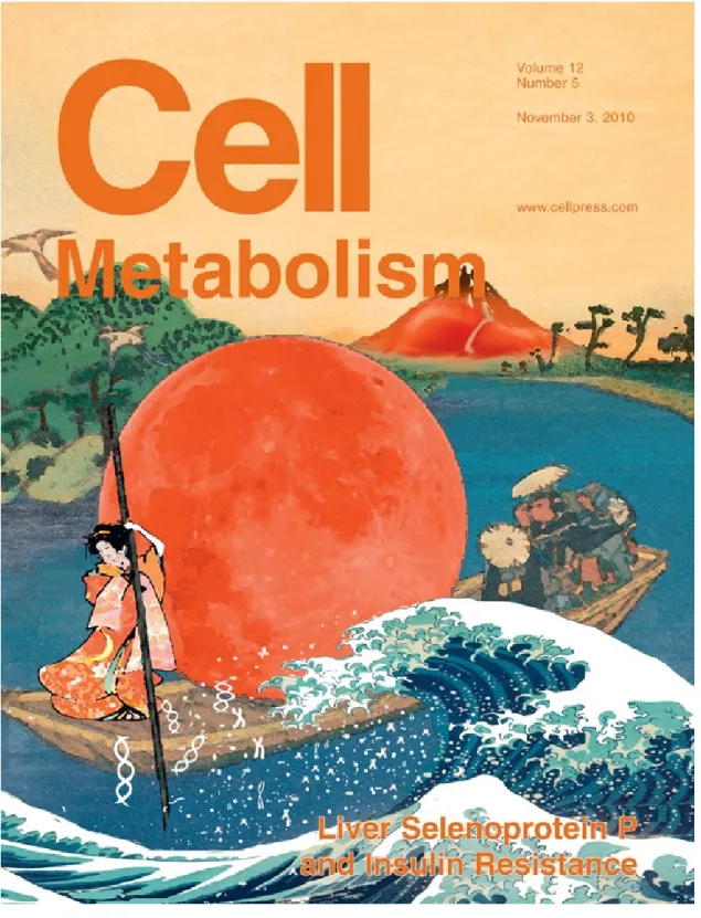 図 8 8  8 8  本研究掲載号 本研究掲載号 本研究掲載号の 本研究掲載号 の の の Cell Metabolism Cell Metabolism Cell Metabolism Cell Metabolism の の の の表紙 表紙 表紙 表紙 