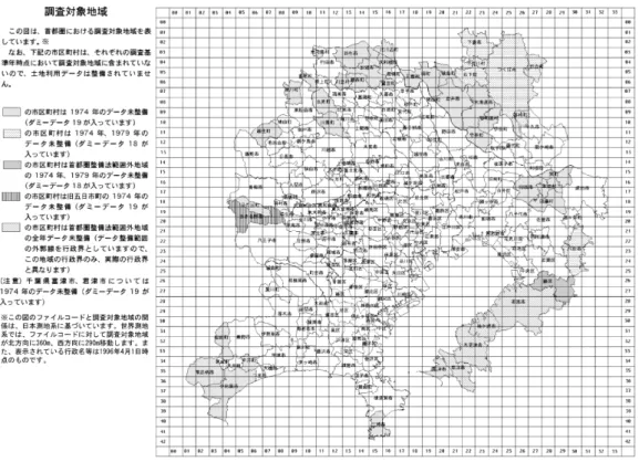 図 1  調査対象地域 
