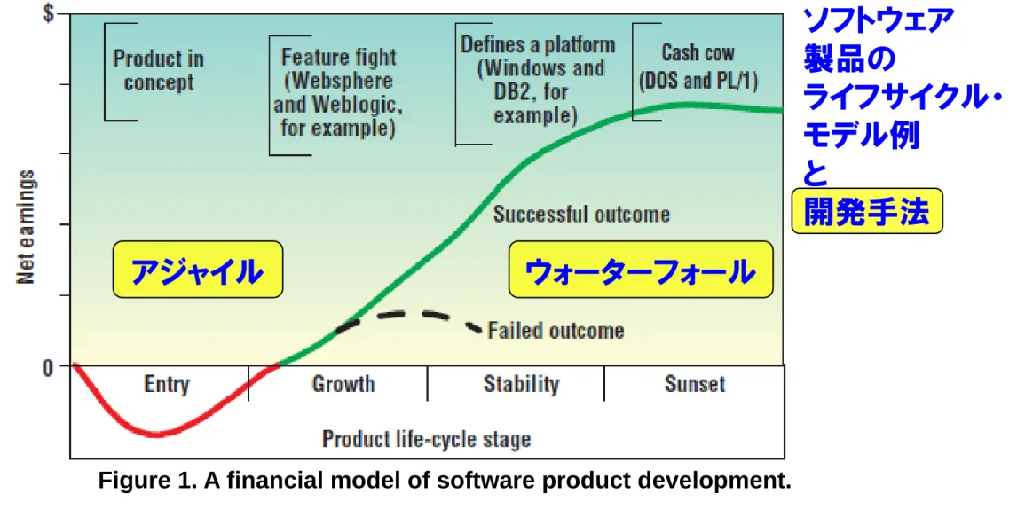 Figure 1. A financial model of software product development.